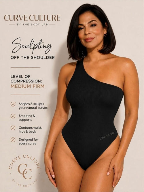 Curve Culture One-Shoulder Bodysuit